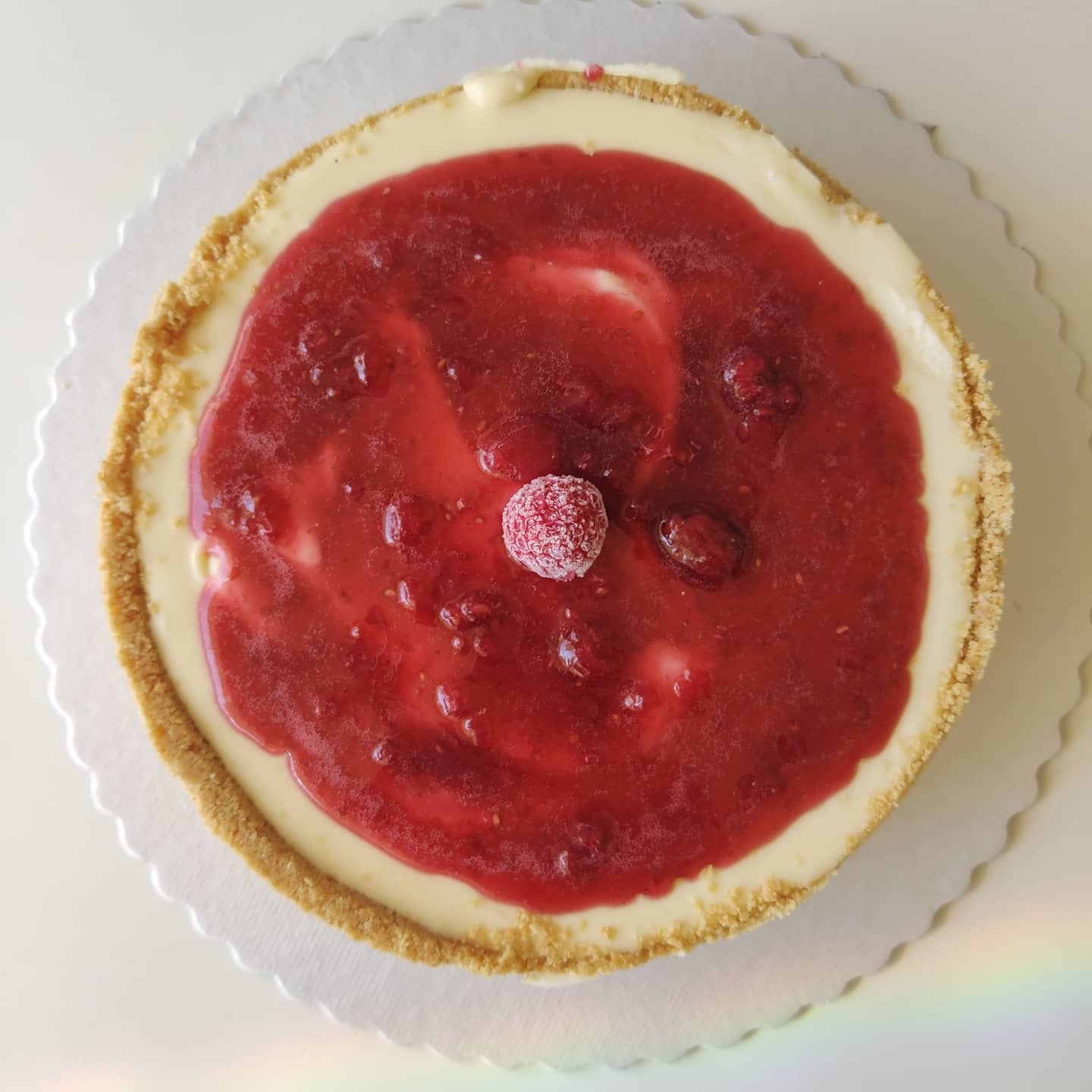 Cheesecake de Chocolate Branco (receita simples)