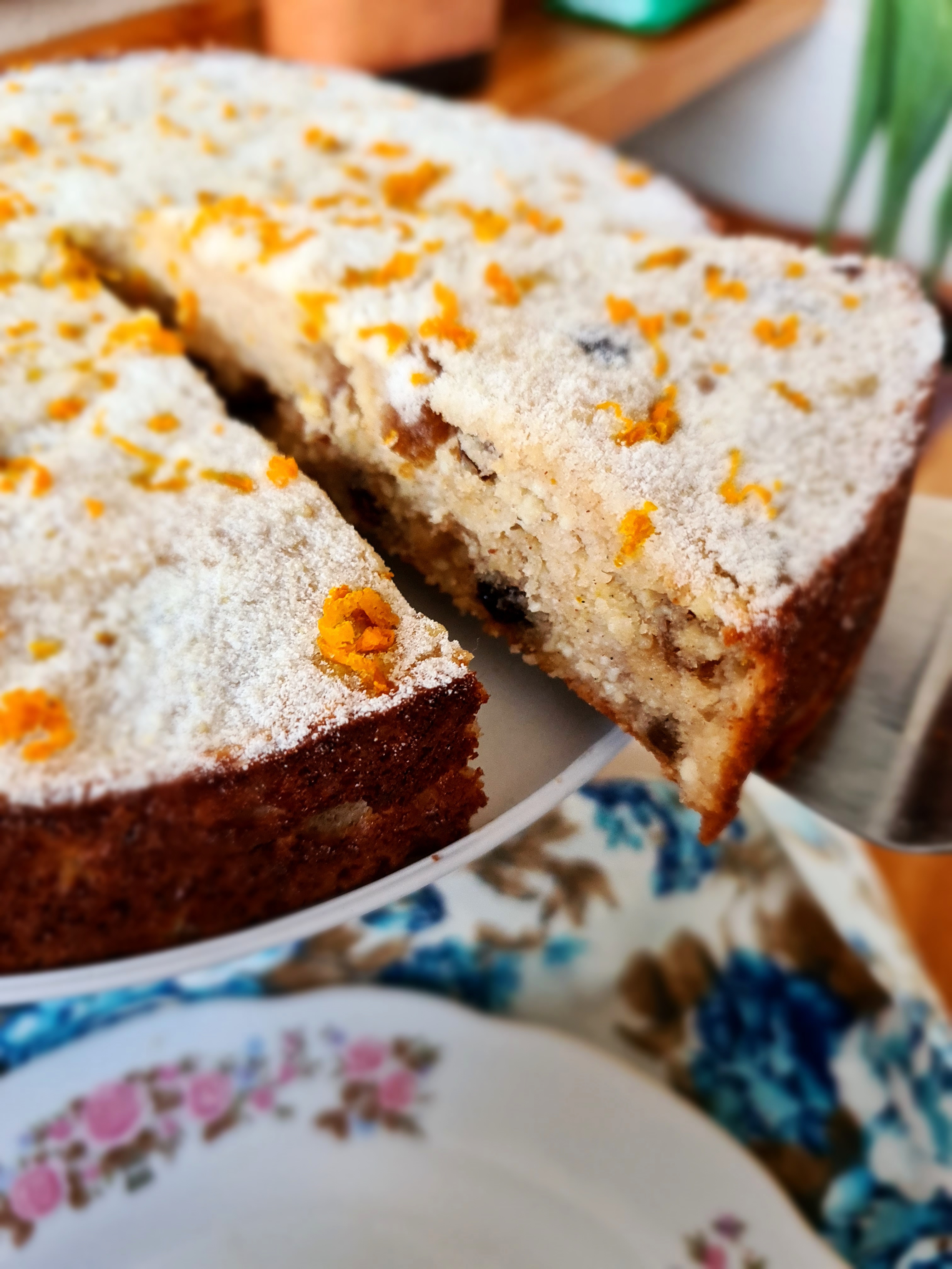 Torta de Ricota com Frutas Secas