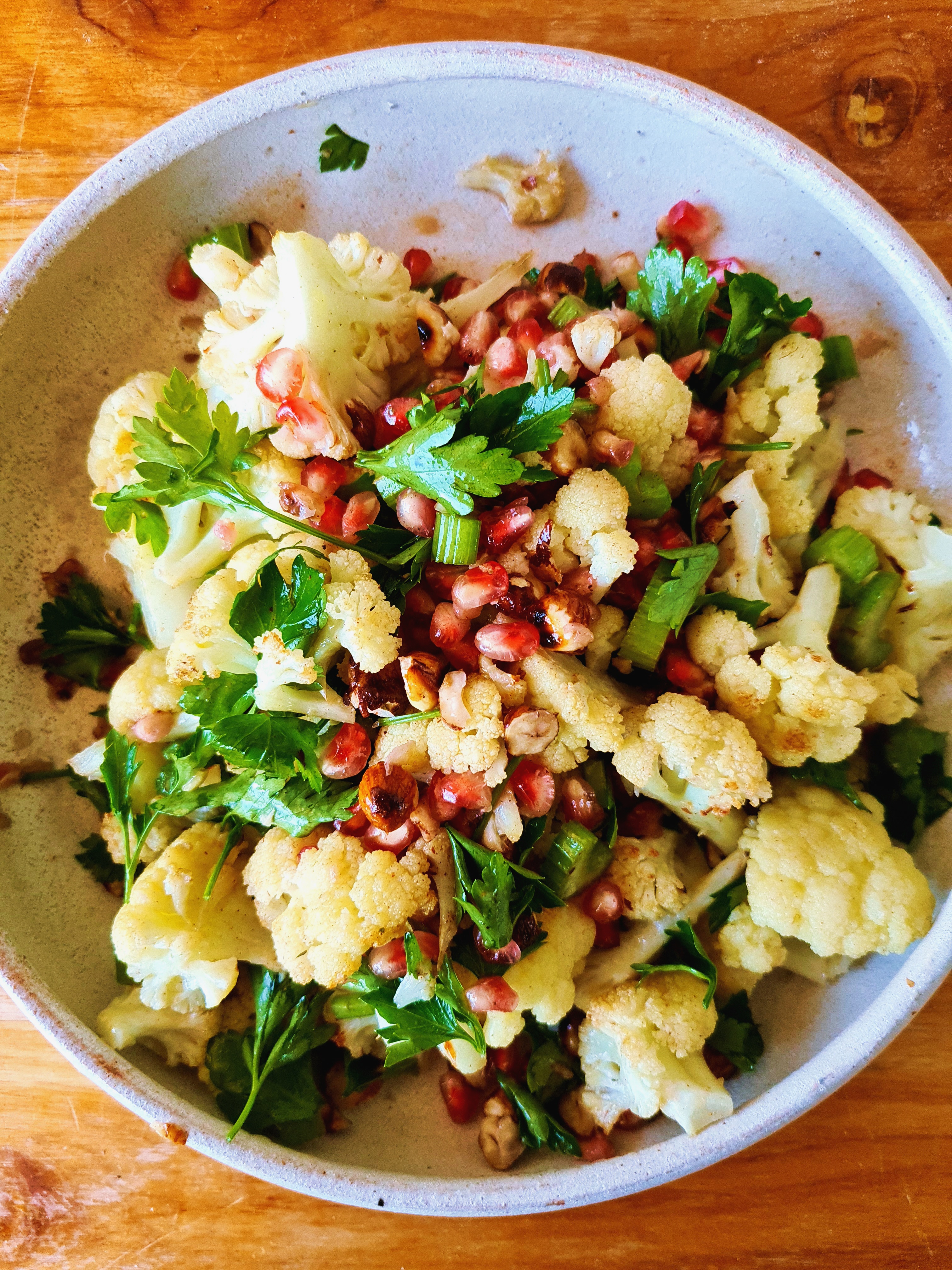 Receita de Salada de Couve-Flor Assada