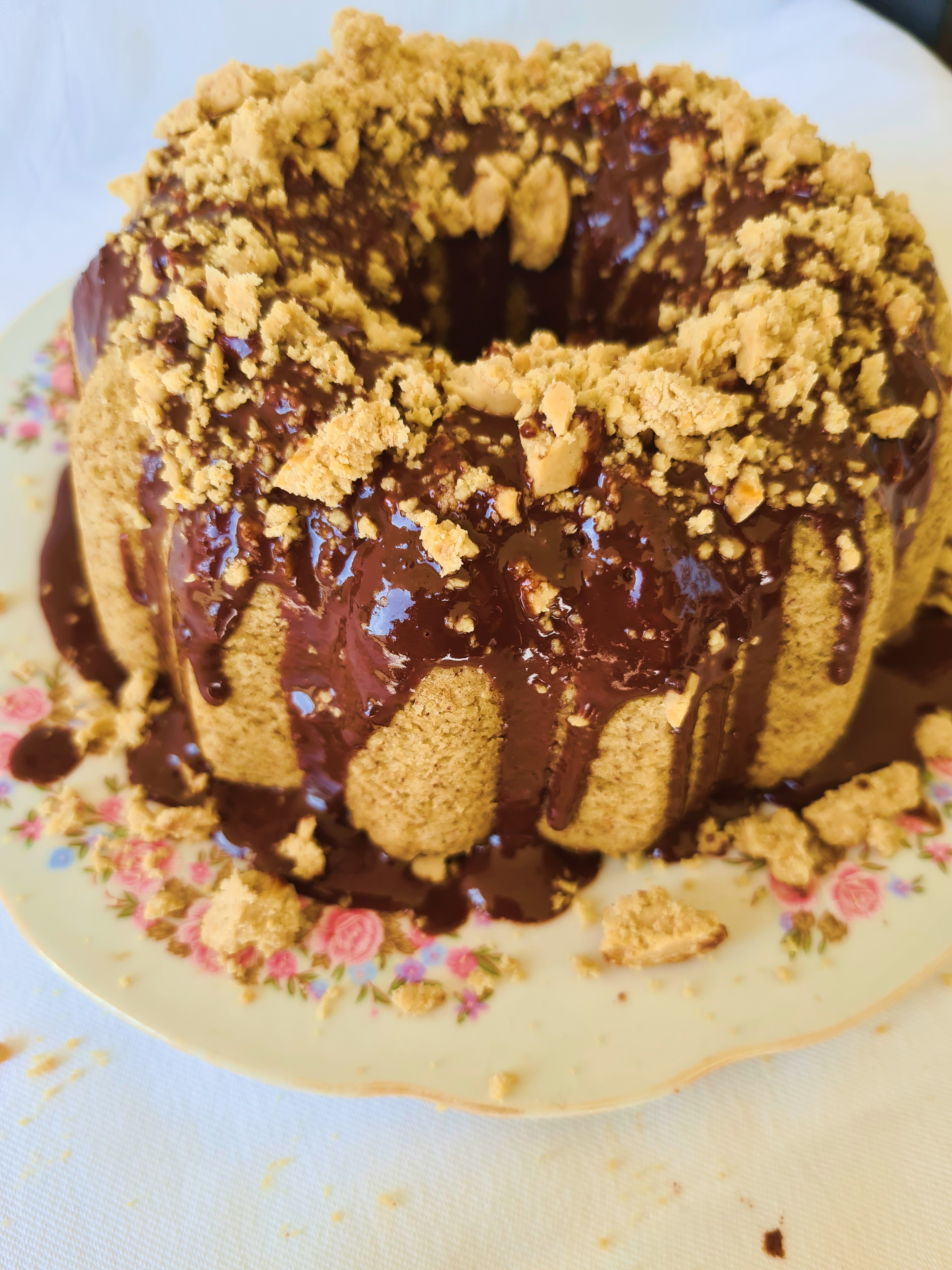 Receita de Bolo de Paçoca Funcional