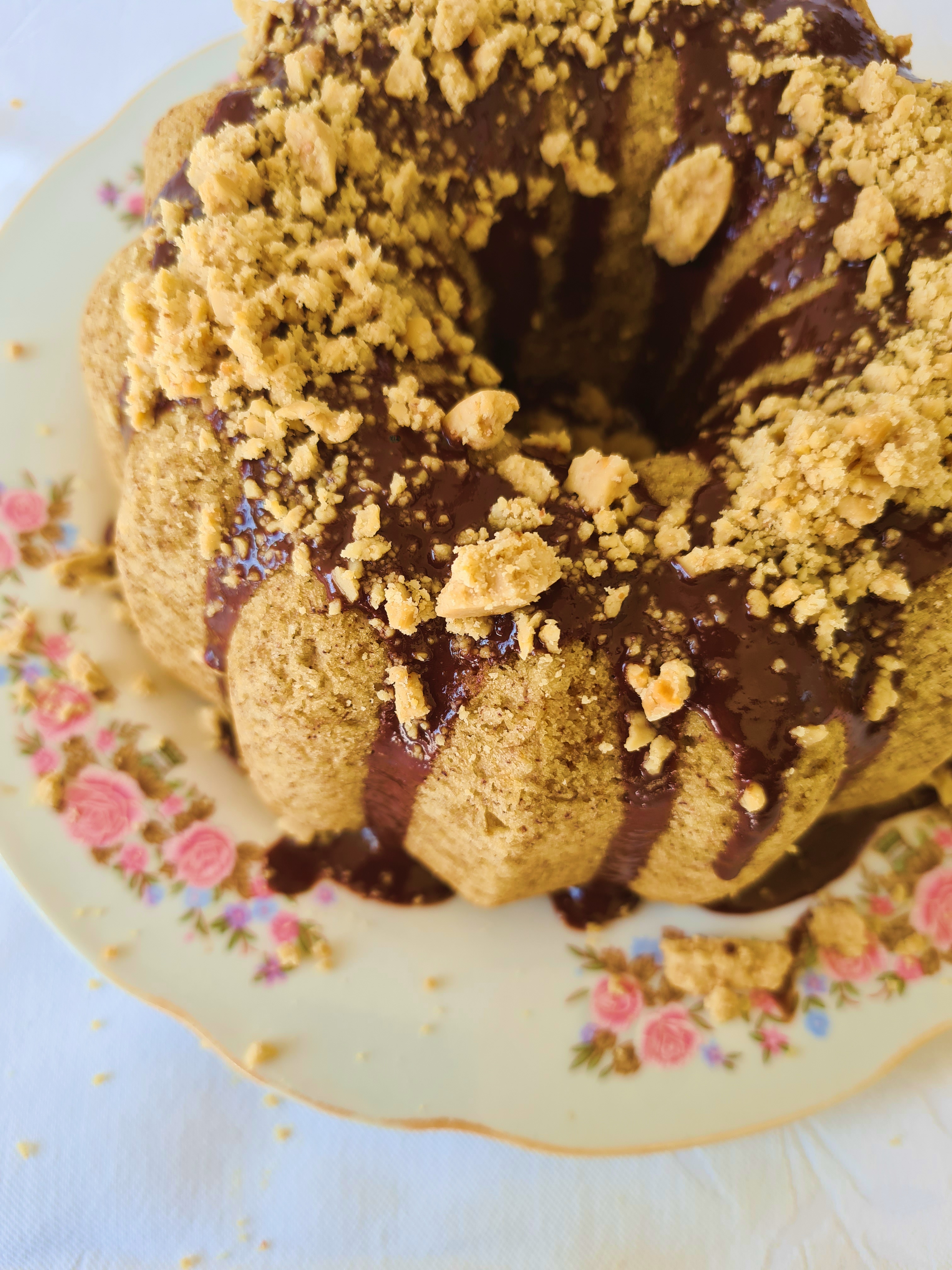 Receita de Bolo de Paçoca Funcional