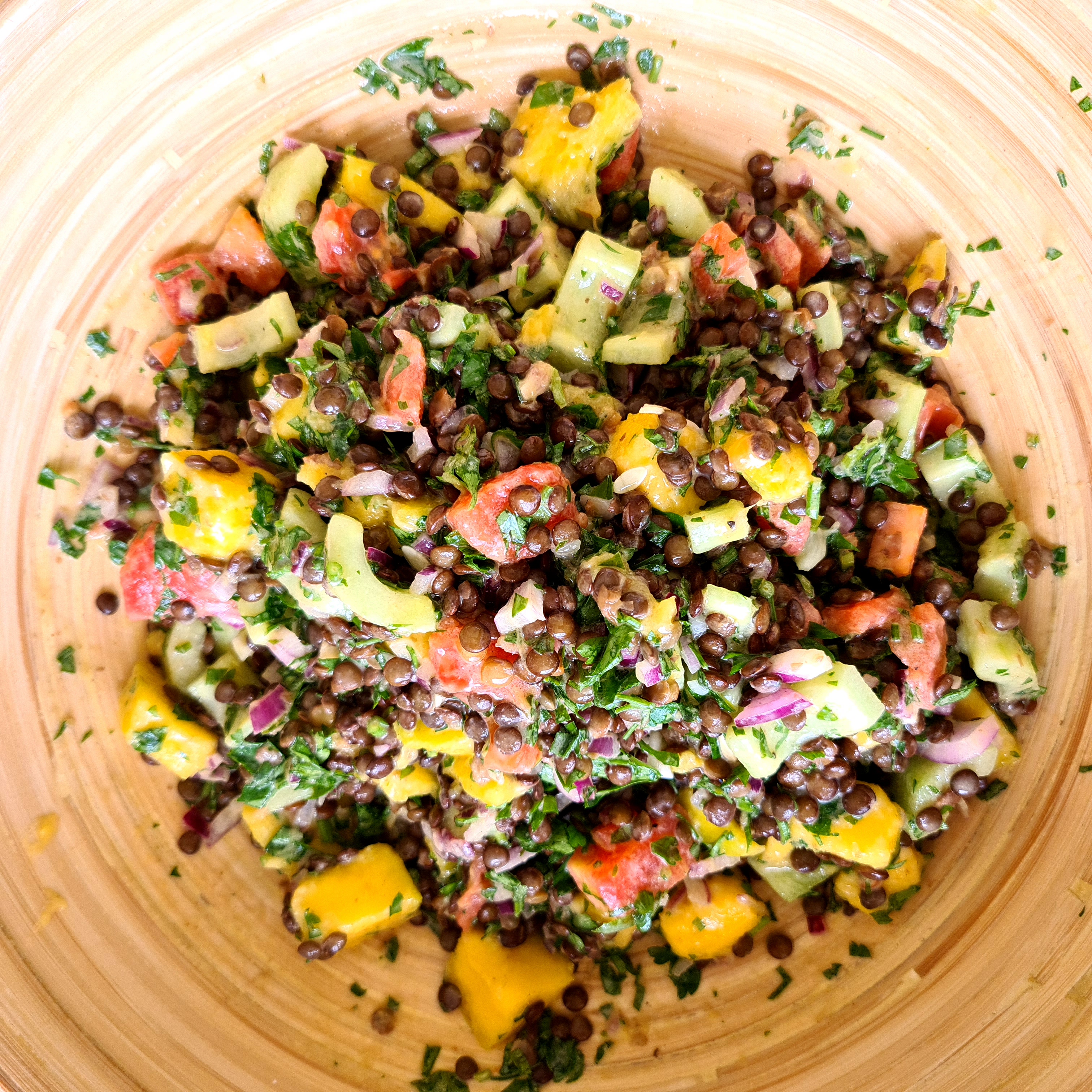 Receita de Salada de Lentilha