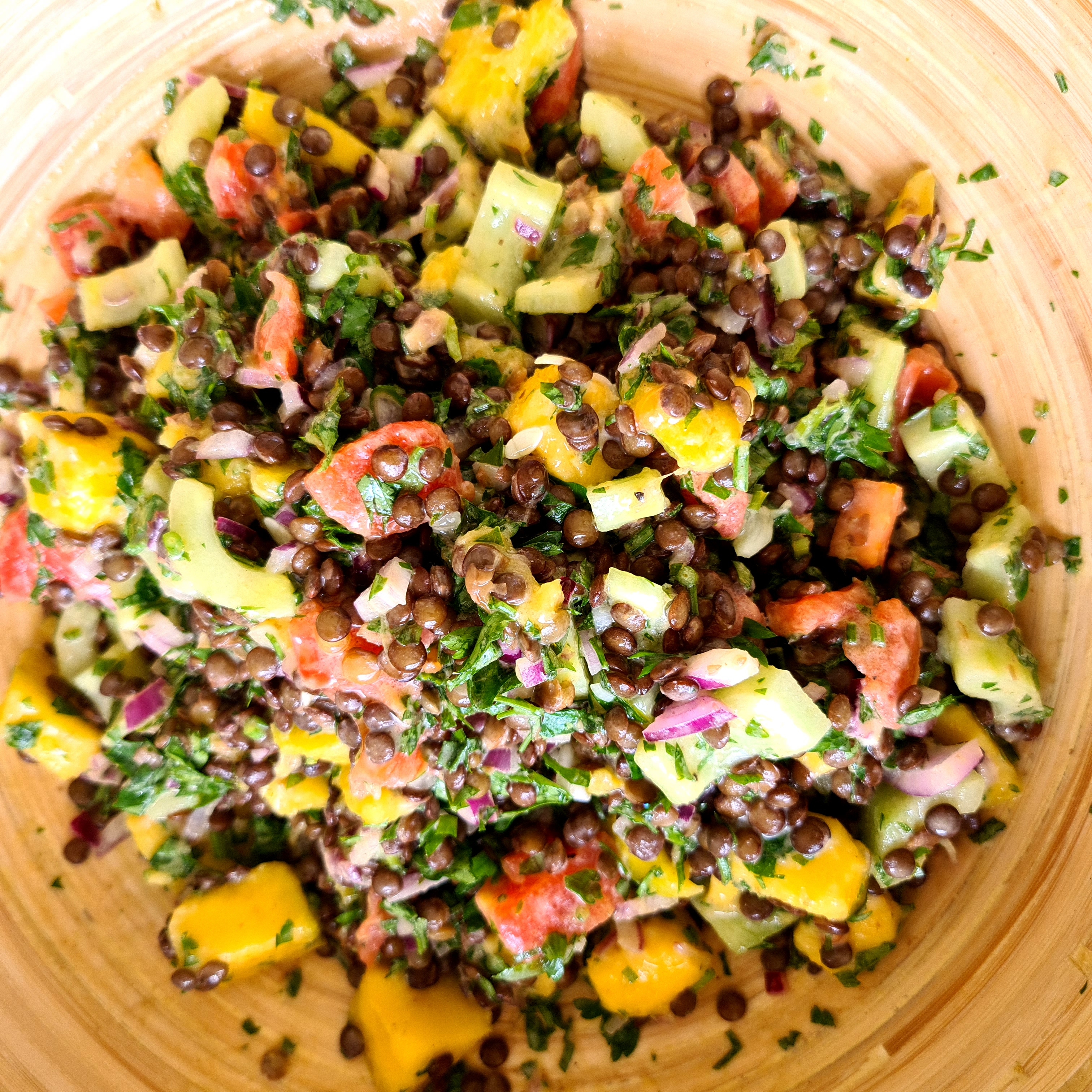 Receita de Salada de Lentilha