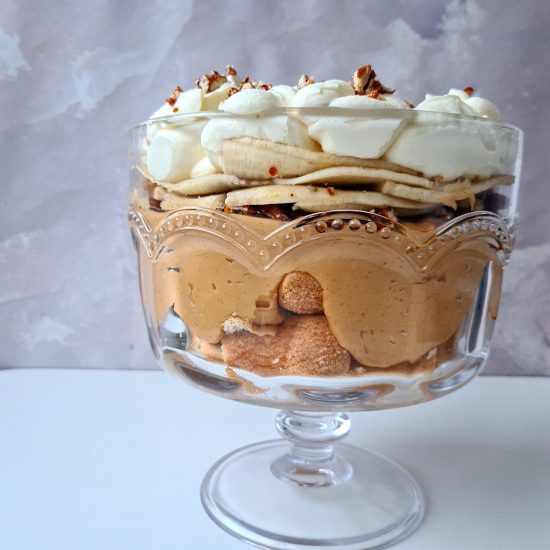 Receita de Pavê de Banana e Doce de Leite