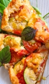 Receita de Galette de Tomate e Abobrinha