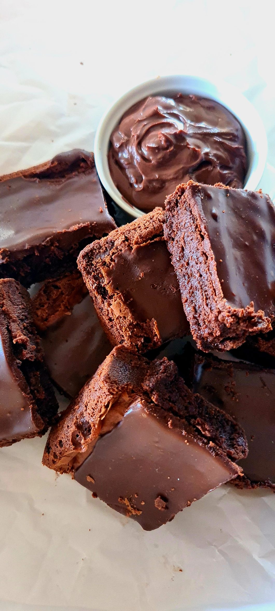 Brownie com Cobertura de Chocolate