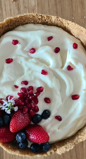 Receita de Cheesecake de Limão sem Forno 