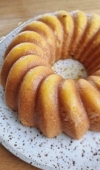 Receita de Bolo de Laranja e Amêndoa Alagadinho 